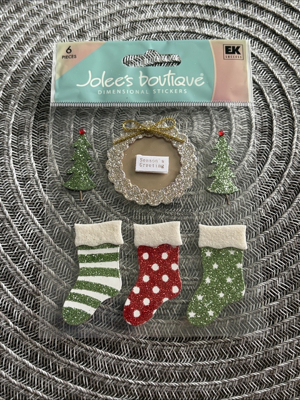 ❤️$6 NWT Jolee's Boutique Season's Greetings